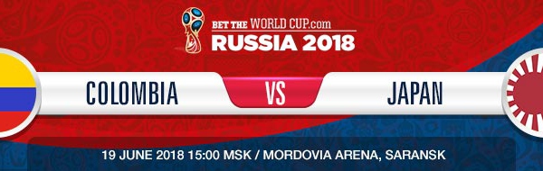 Colombia vs. Japan odds 2018 World Cup bets