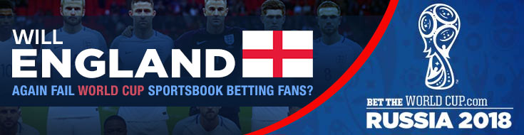 England Odds and expectations for the 2018 Russia World Cup betting
