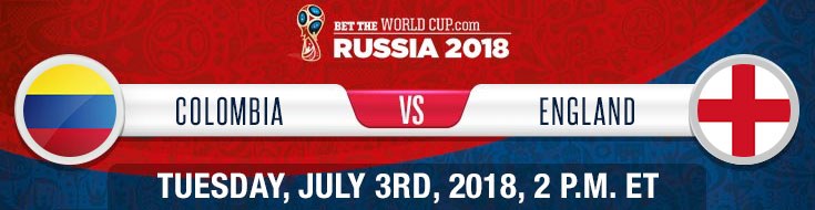 Colombia vs. England World Cup Betting Preview