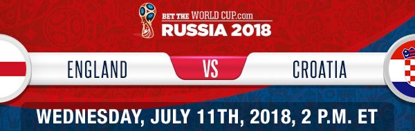 England vs. Croatia World Cup Semi Finals Betting odds and preview