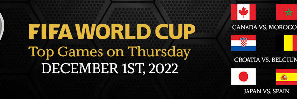 2022 World Cup – Top Games on Thursday, December 1, 2022