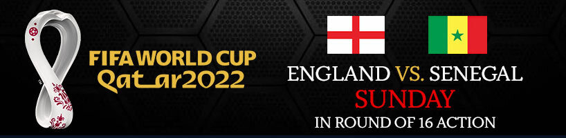 2022 World Cup England vs. Senegal Sunday in Round of 16 Action