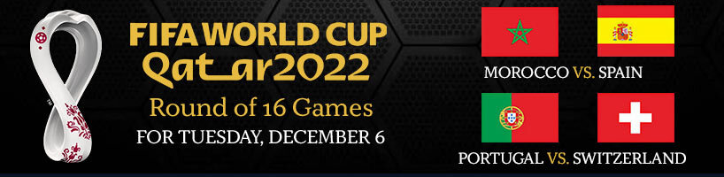2022 World Cup Round of 16 Games for Tuesday, December 6