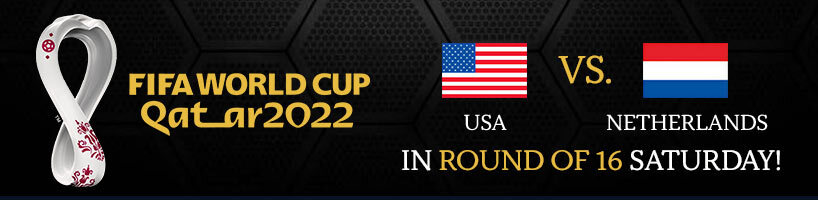 2022 World Cup United States vs. Netherlands in Round of 16 Saturday!