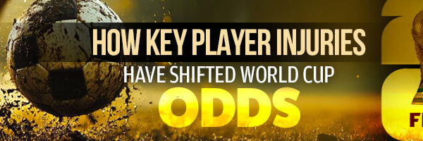 How Key Player Injuries Have Shifted World Cup Odds