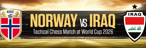 Norway vs Iraq Tactical Chess Match at World Cup 2026 (1)